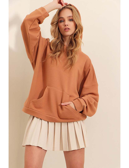 imagem de Sweatshirt Senhora Castanho1