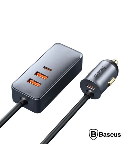 imagem de Adaptador Isqueiro 12V/24V PD 2 USB-A / 2 USB-C BASEUS      1