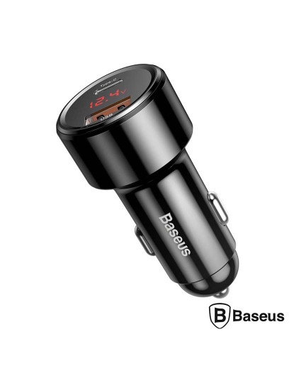 imagem de Adaptador Isqueiro PPS USB-A 3.0 / USB-C PD 4.0 BASEUS      1