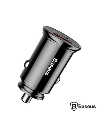 imagem de Adaptador Isqueiro 12-24V USB 4.0 / USB-C PD 3.0 5A BASEUS  1