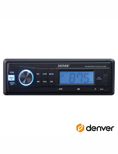 imagem de Auto-Rádio Mp3 Wma 7Wx4 C/ FM/SD/USB/AUX/BT DENVER          1