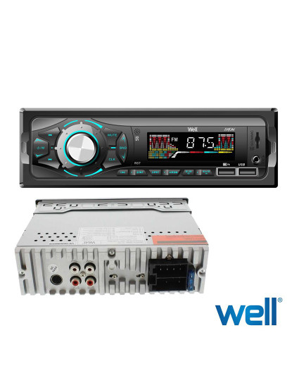 imagem de Auto-Rádio Mp3 Wma 4x40W C/ FM/AUX/SD/USB/BT                1