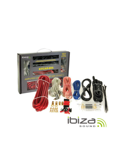 imagem de Kit De Cabos Completo P/ Amplificador/Colunas 60a IBIZA     1