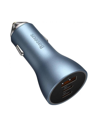 imagem de Adaptador Isqueiro 1xUSB-A 2xUSB-C PD/QC 65W BASEUS         2