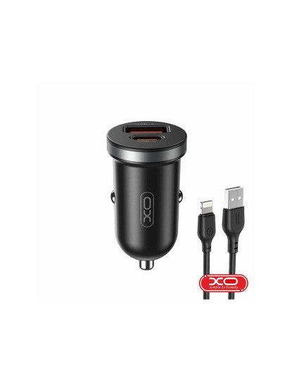 imagem de Adaptador Isqueiro USB-A PD / USB-C 30W C/ Cabo Lightning XO1