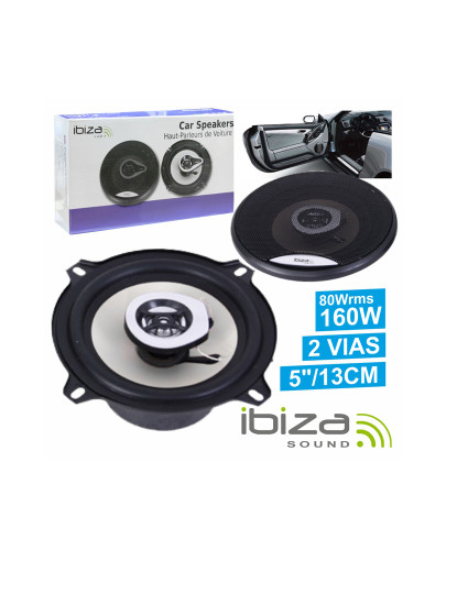 imagem de Conjunto 2 Colunas Auto 2 Vias 160W 5 IBIZA                1