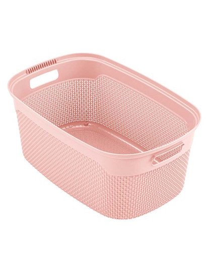 imagem de Cesta Roupa Suja 30 L Rosa1