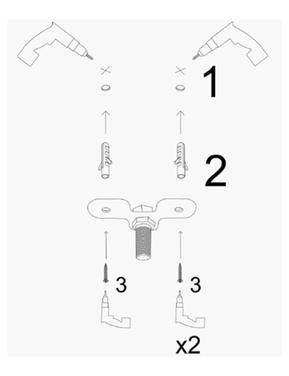 imagem de Candeeiro Teto Flower-174-AV Preto14