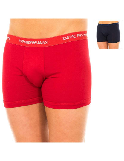 imagem de Pack 2 Boxers Homem Azul Marinho / Vermelho1