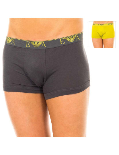 imagem de Pack 2 Retro Boxers Homem Pistacho / Antracite1