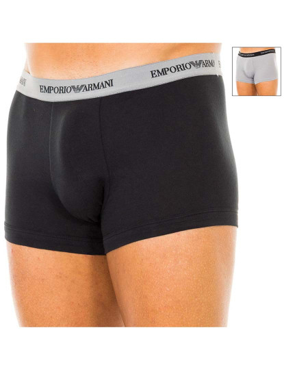 imagem de Pack 2 Boxers Homem Preto / Cinza1