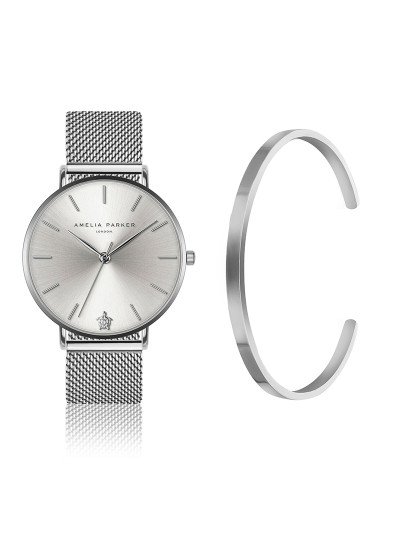 imagem de Conjunto relógio e pulseira Capsule Grey 38mm1