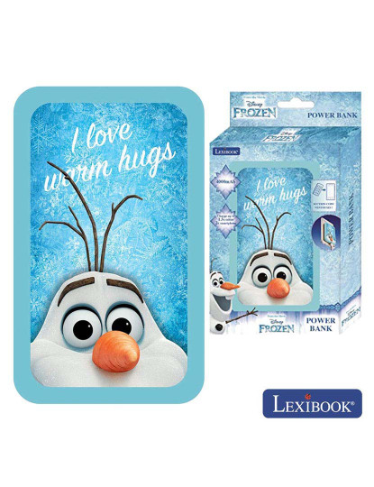 imagem de PoWerbank 4000ma C/ Cabo USB E Ventosas Frozen Lexibook     1