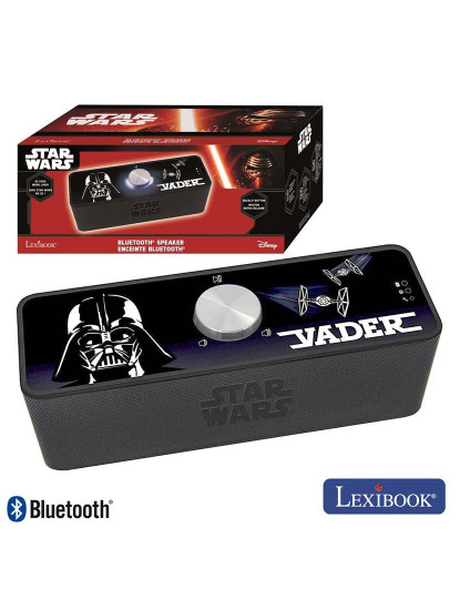 imagem de Coluna Bluetooth Portátil 2x3W Aux/Bat Star Wars Lexibook   1