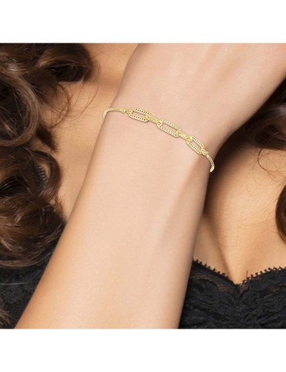 imagem de Pulseira Senhora Dourado2