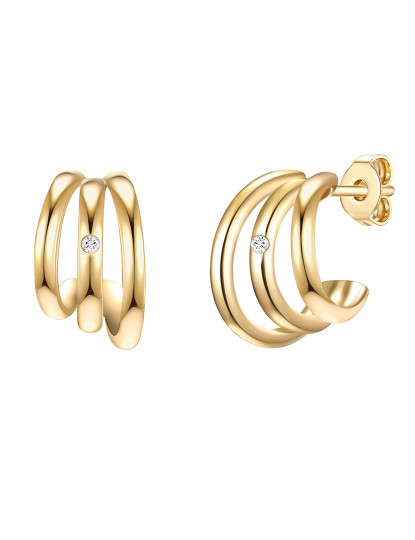 imagem de Brincos Dourado Amarelo1