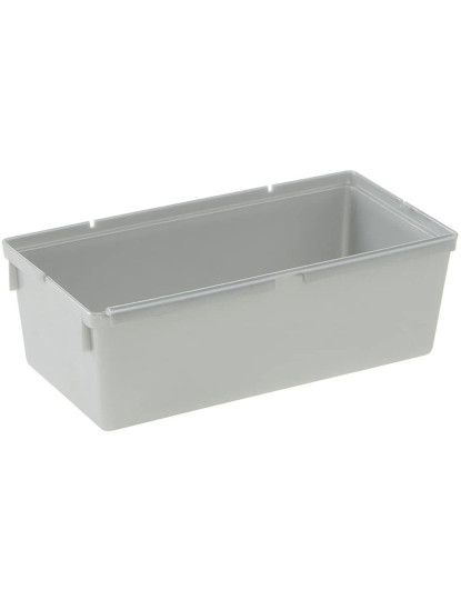 imagem de Recipiente organizador, combinável com outros recipientes, plástico resistente (pp), 15 x 8 x 5 cm, pepe, prata1