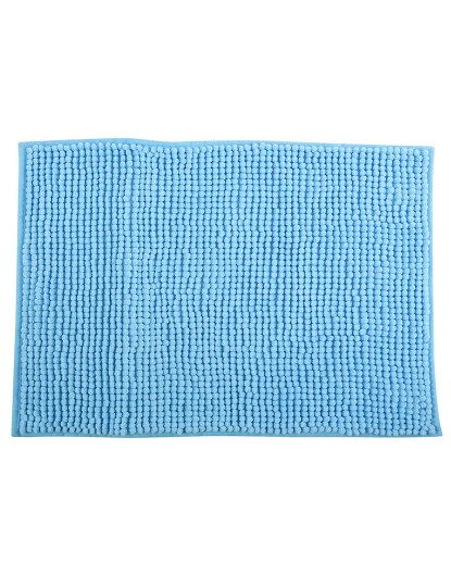 imagem de Tapete de banho chenille 60x90 cm bleu clair1