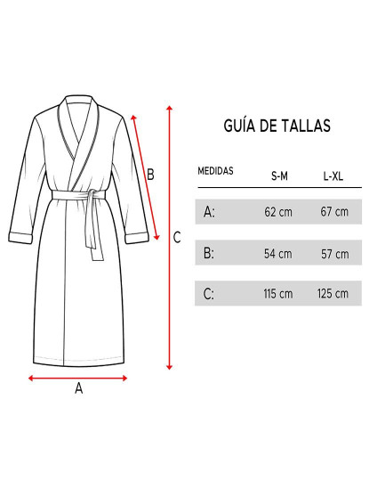 imagem de Roupão s/m 360 gr/m2 100% algodão cinza4