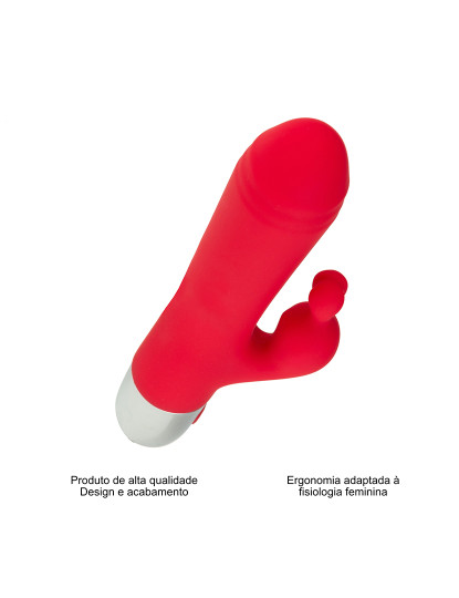 imagem de Vibrador Rabbit - 10 programas - Vermelho3