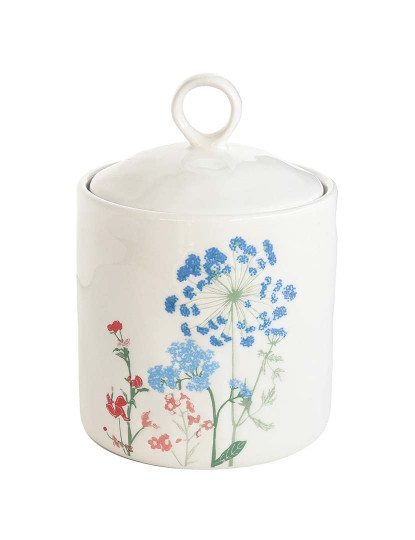 imagem de Frasco De Porcelana Ø 10,5X15,5H Cm Mille Fleurs Blue1