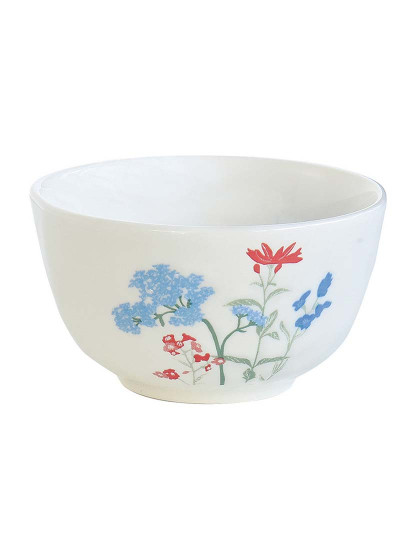 imagem de 6 Tigelas De Porcelana Ø 11 Cm Mille Fleurs Azul1