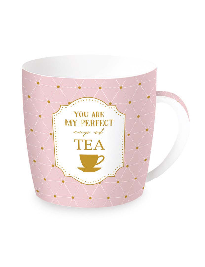 imagem de Caneca De Porcelana 350 Ml Em Caixa De Lata My Perfect Cup Of Tea1