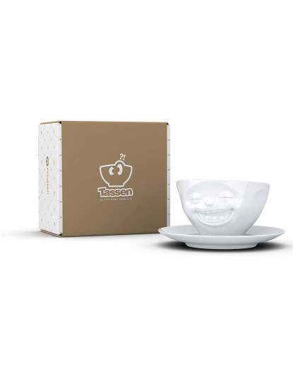imagem de Chávena Café Laughing Branco 200Ml5
