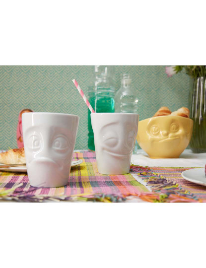 imagem de Caneca Com Pega Buffled Branco 350Ml7