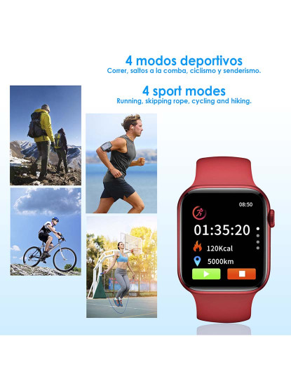 imagem de Smartwatch X8 Max Vermelho4