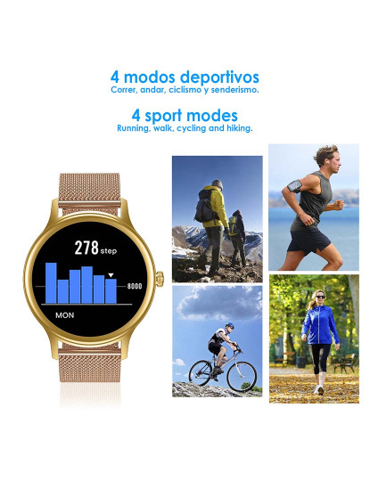 imagem de Smartwatch DT66 Preto4