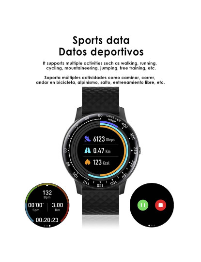 imagem de Smartwatch H30 Preto3