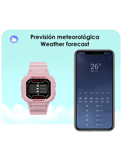 imagem de Smartwatch i3 Rosa6