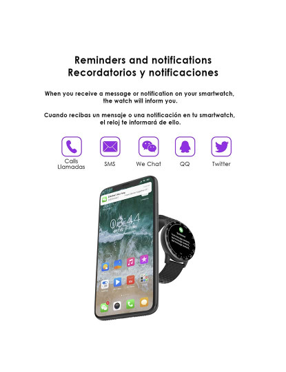 imagem de Smartwatch H30 Preto4