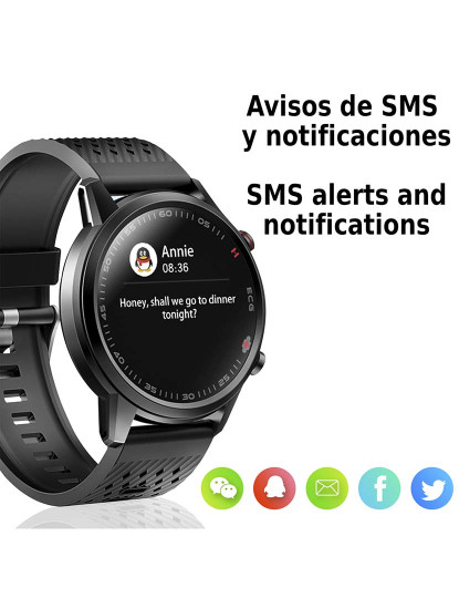 imagem de Smartwatch F800 Preto7