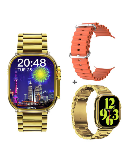 imagem de Smartwatch C9Ultra Max Dourado8