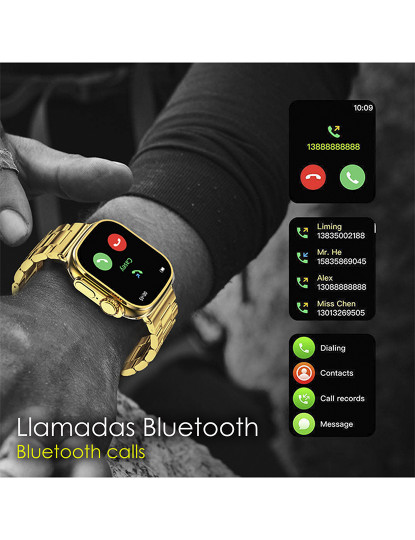 imagem de Smartwatch C9Ultra Max Dourado4