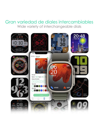 imagem de Smartwatch C9Ultra Max Dourado6