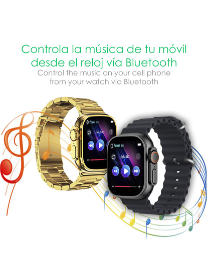 imagem de Smartwatch C9Ultra Max Dourado7