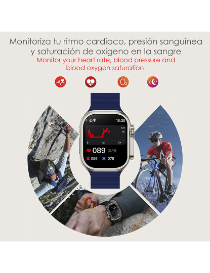 imagem de Smartwatch Z87 Ultra Azul Escuro2