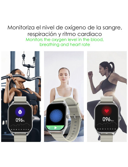 imagem de Smartwatch DT99 Rosa Claro3