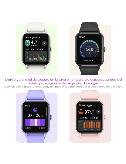 imagem de Smartwatch QS13 Violeta5