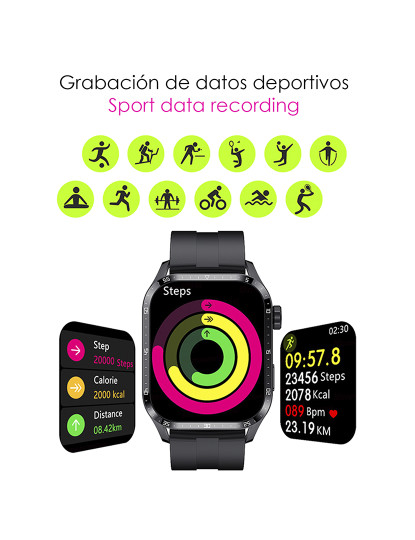 imagem de Smartwatch Microwear GT4 Preto4