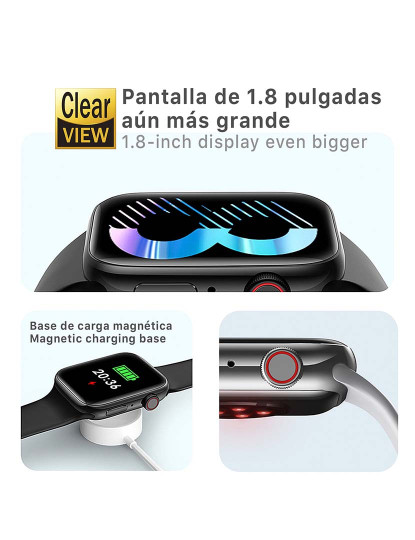 imagem de Smartwatch T900 PRO 8  Preto2