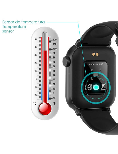 imagem de Smartwatch ZW27 Preto5