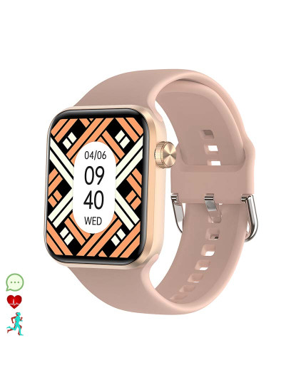 imagem de Smartwatch A02 Dourado Rosa1