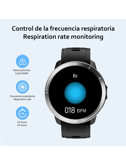 imagem de Smartwatch M18 Plus Preto3