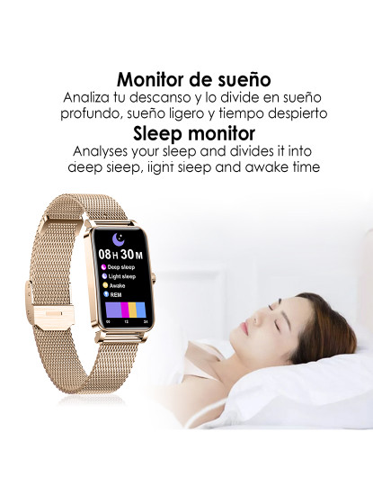 imagem de Smartwatch ZX19 Dourado5