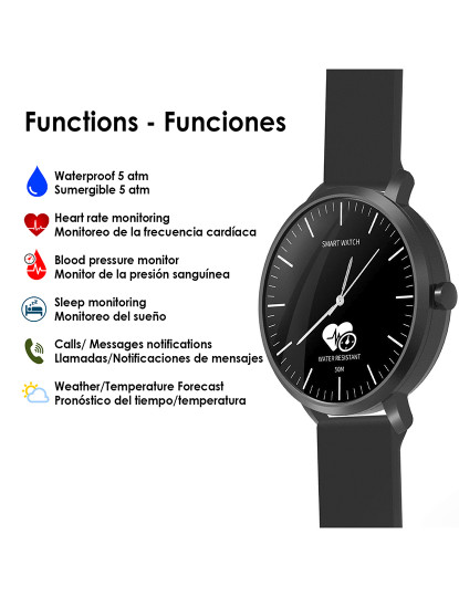 imagem de Smartwatch AK-H6 Branco3