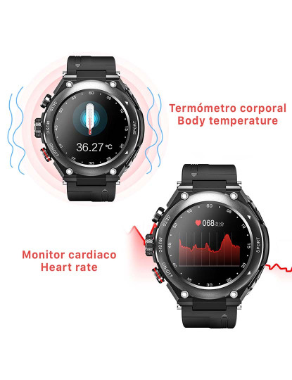 imagem de Smartwatch T92 Preto5